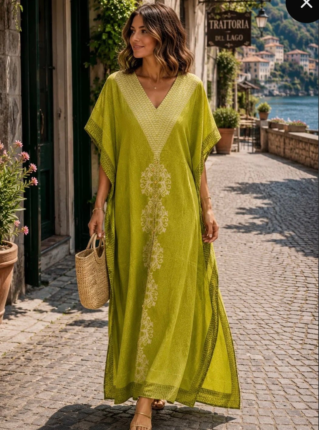 Robe lafkan col V - L'autre mode