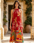 Robe longue colorée - L'autre mode