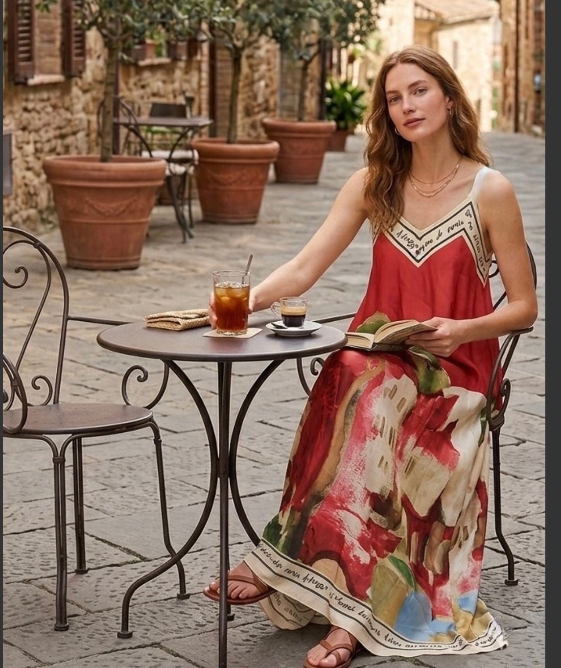 Robe longue fleurie - L'autre mode