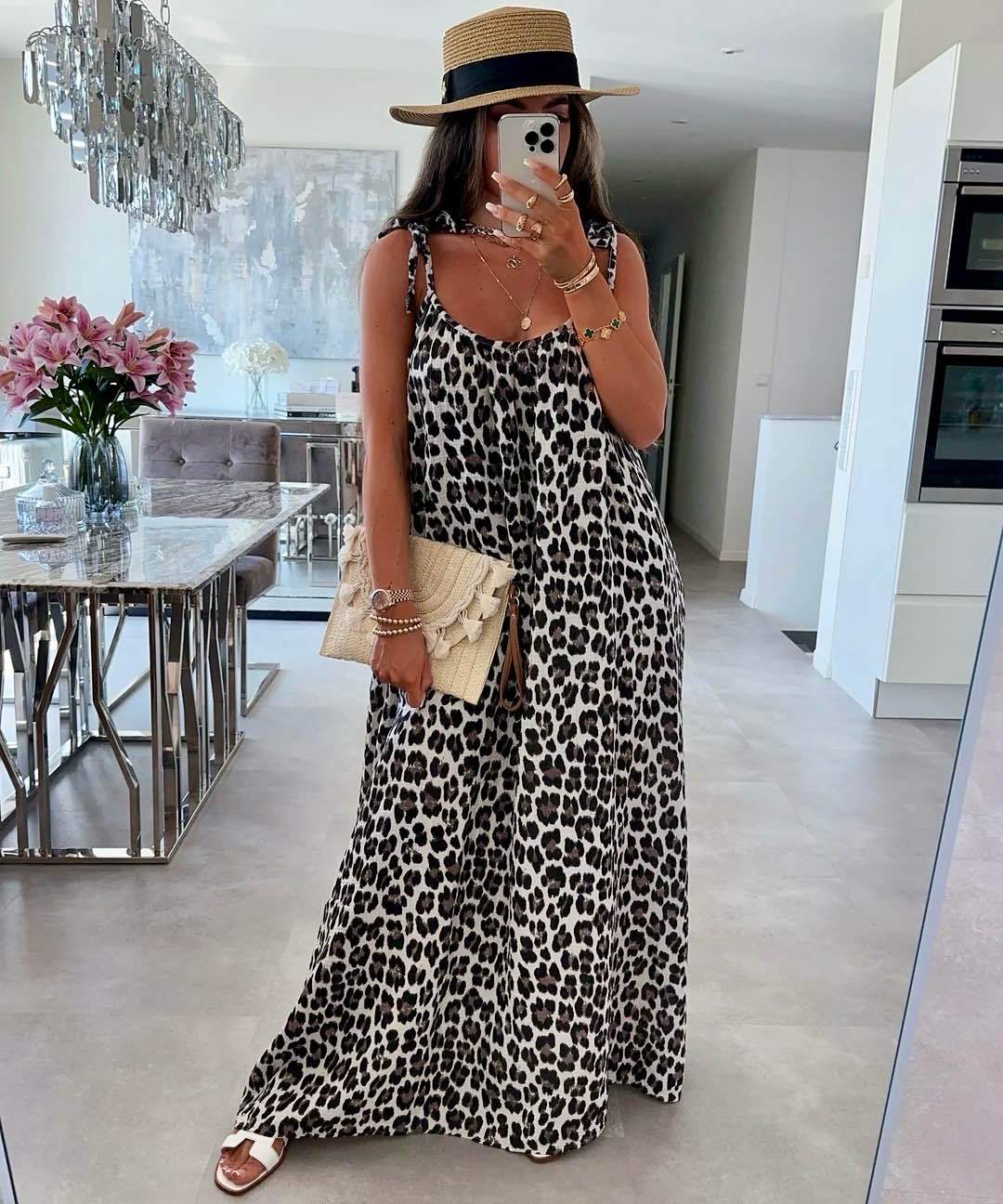 Robe longue gaz de coton - L'autre mode