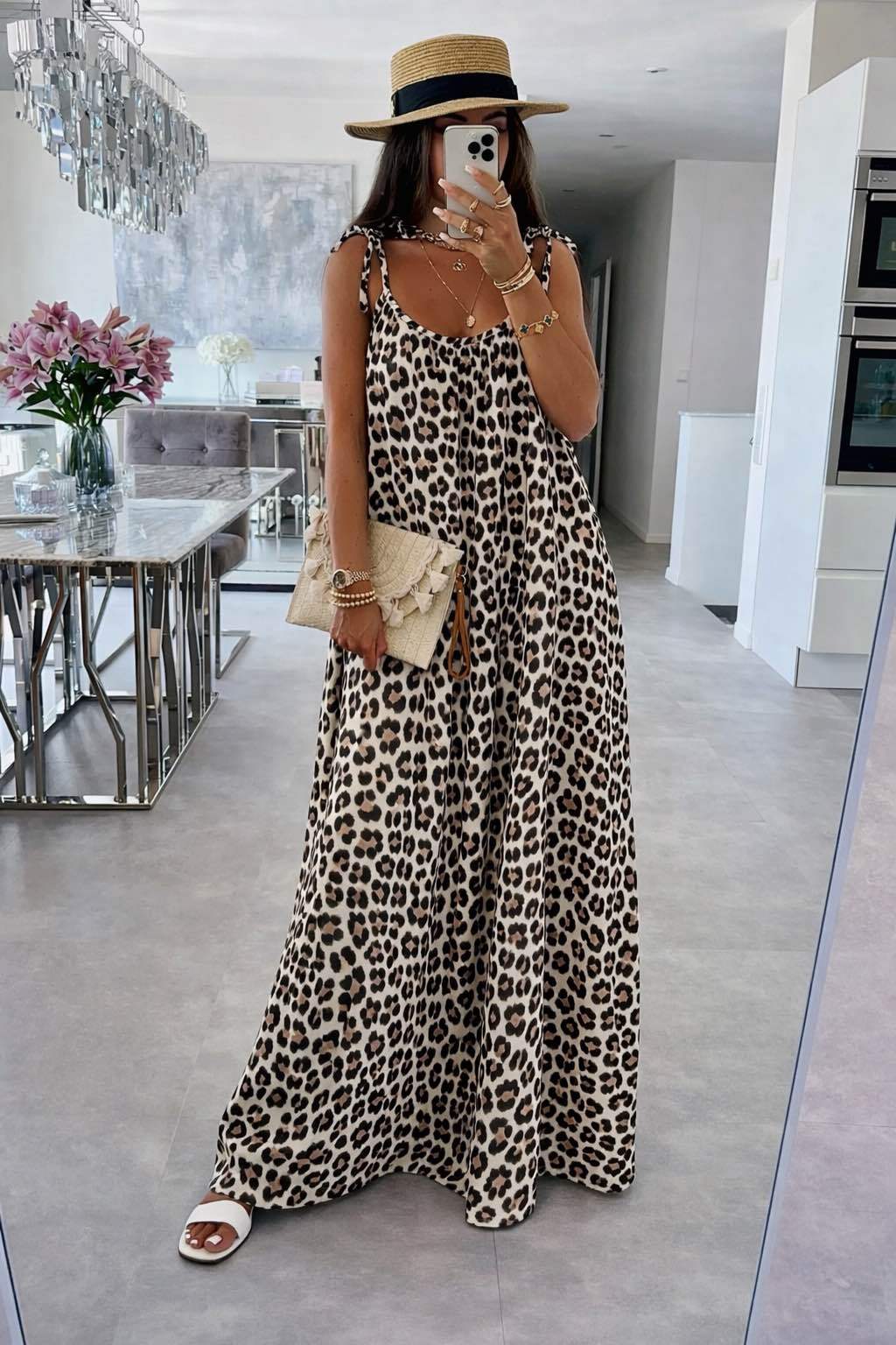 Robe longue gaz de coton - L'autre mode