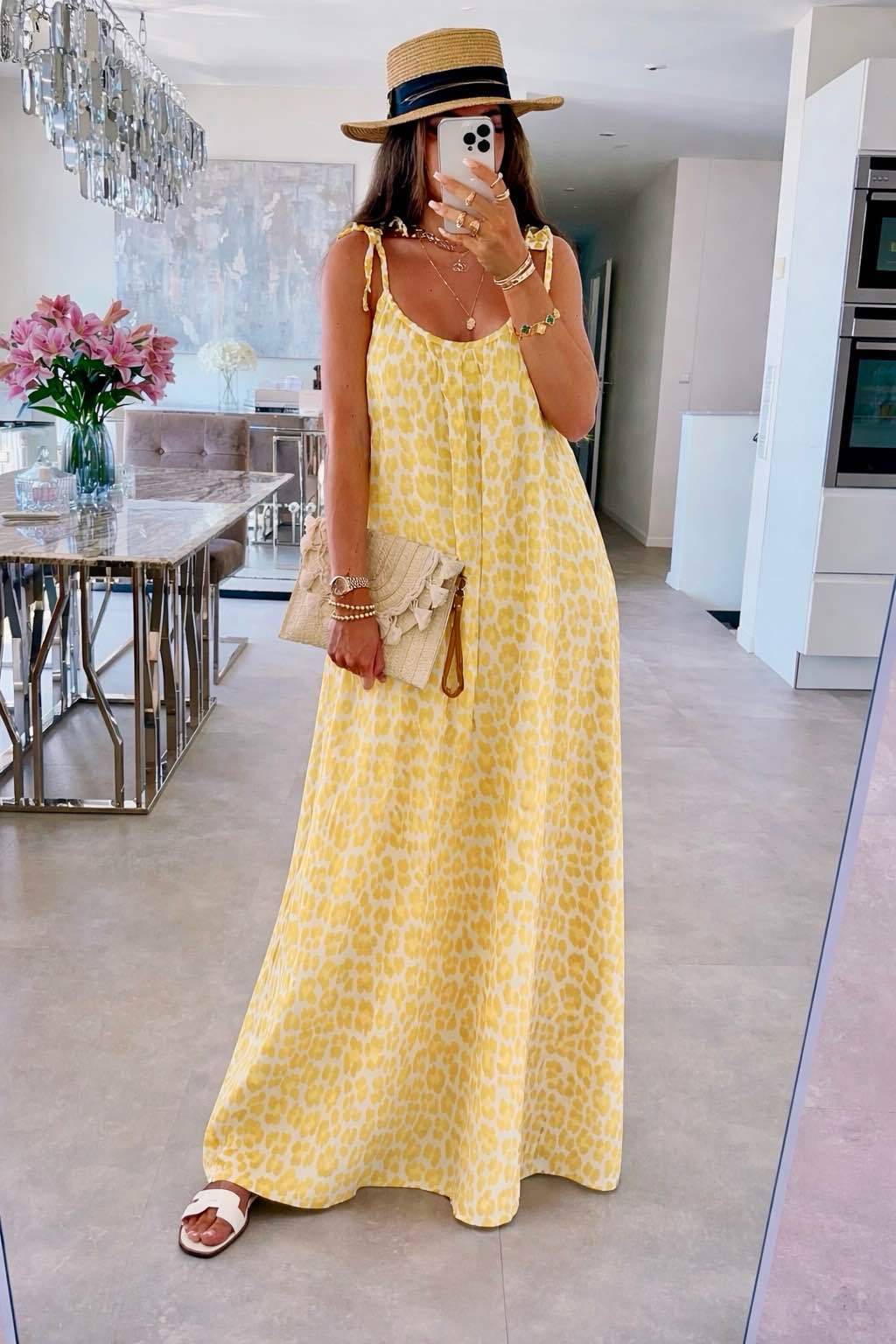 Robe longue gaz de coton - L'autre mode