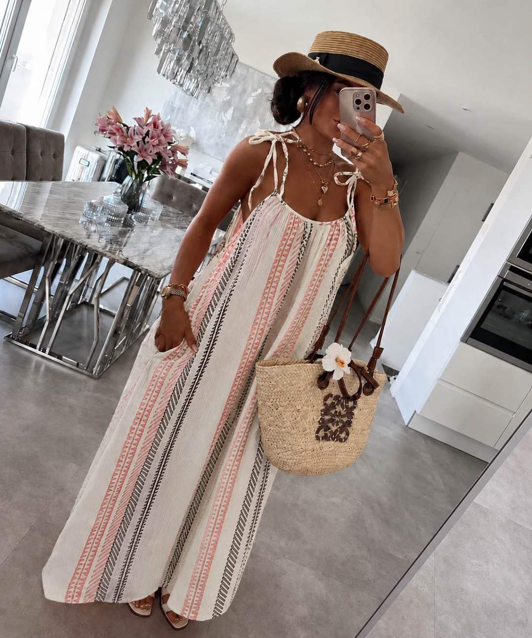 Robe longue gaz de coton - L'autre mode