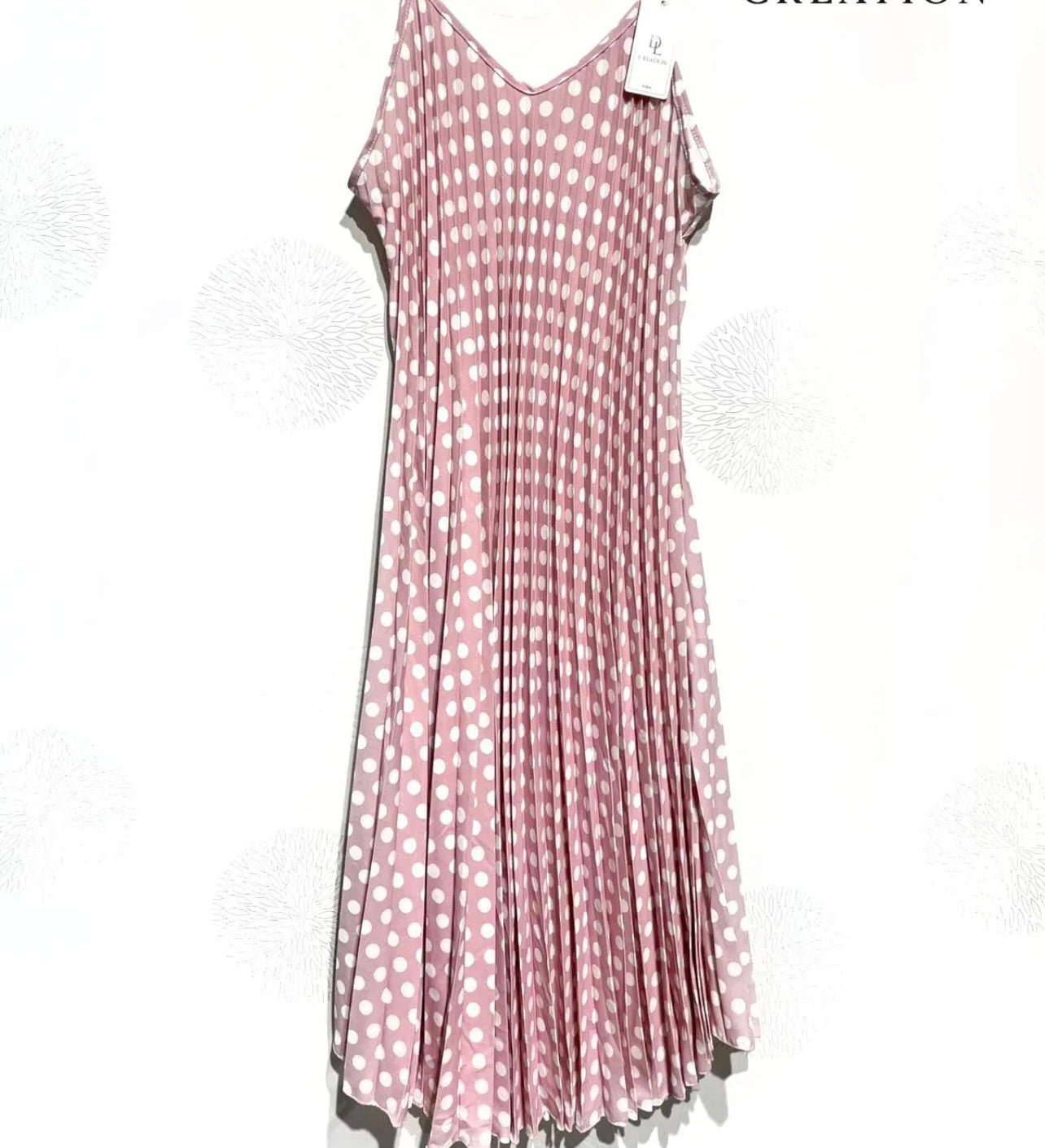 Robe plissée à pois - L'autre mode