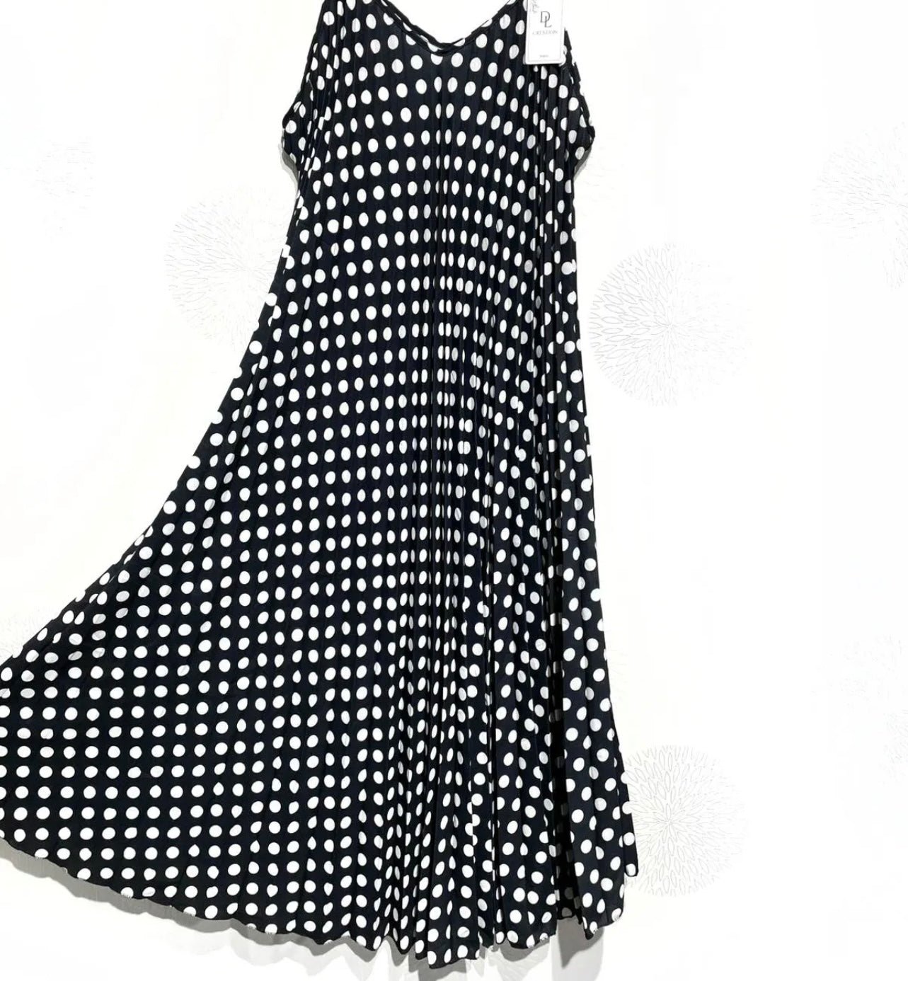Robe plissée à pois - L'autre mode