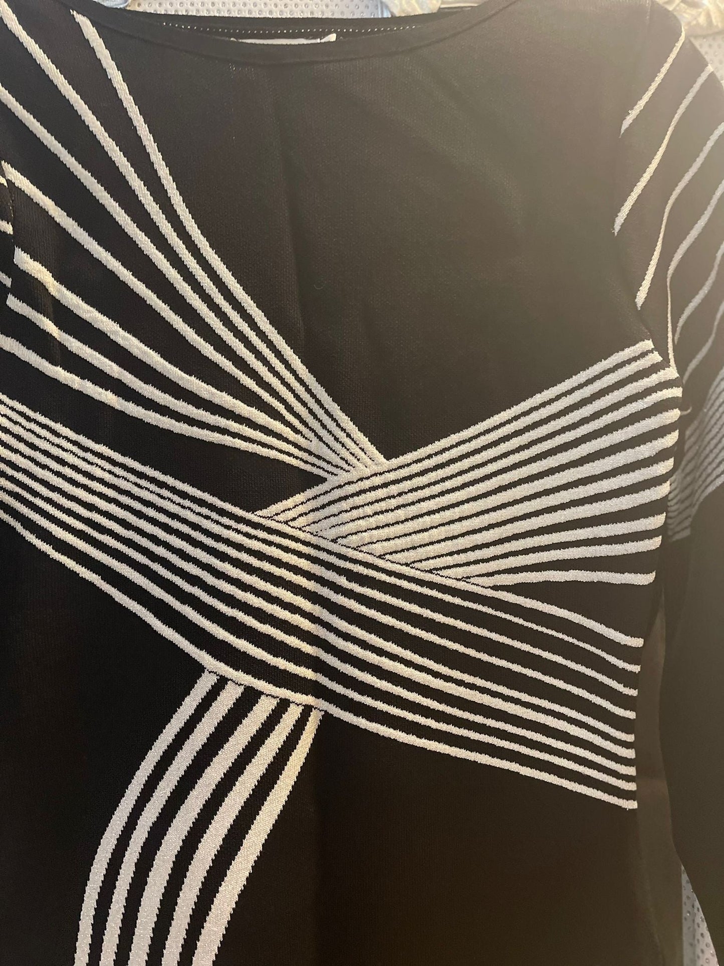 ROBE PULL EN MAILLES LUREX - L'autre mode