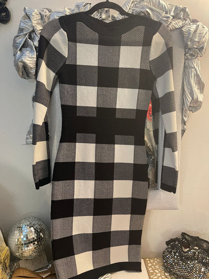 ROBE PULL EN MAILLES LUREX - L'autre mode