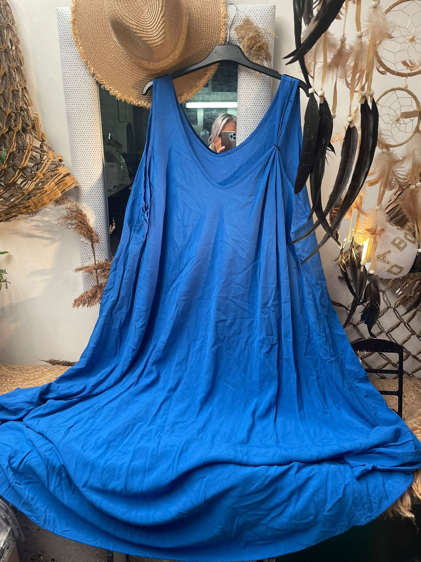 ROBE TOP VISCOSE UNIE - L'autre mode