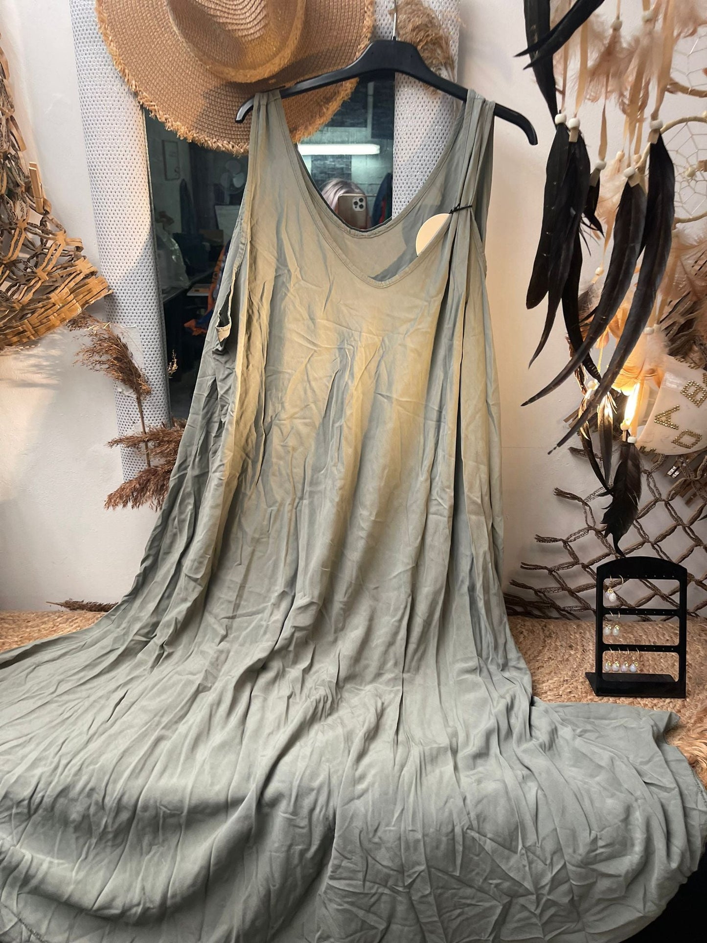 ROBE TOP VISCOSE UNIE - L'autre mode
