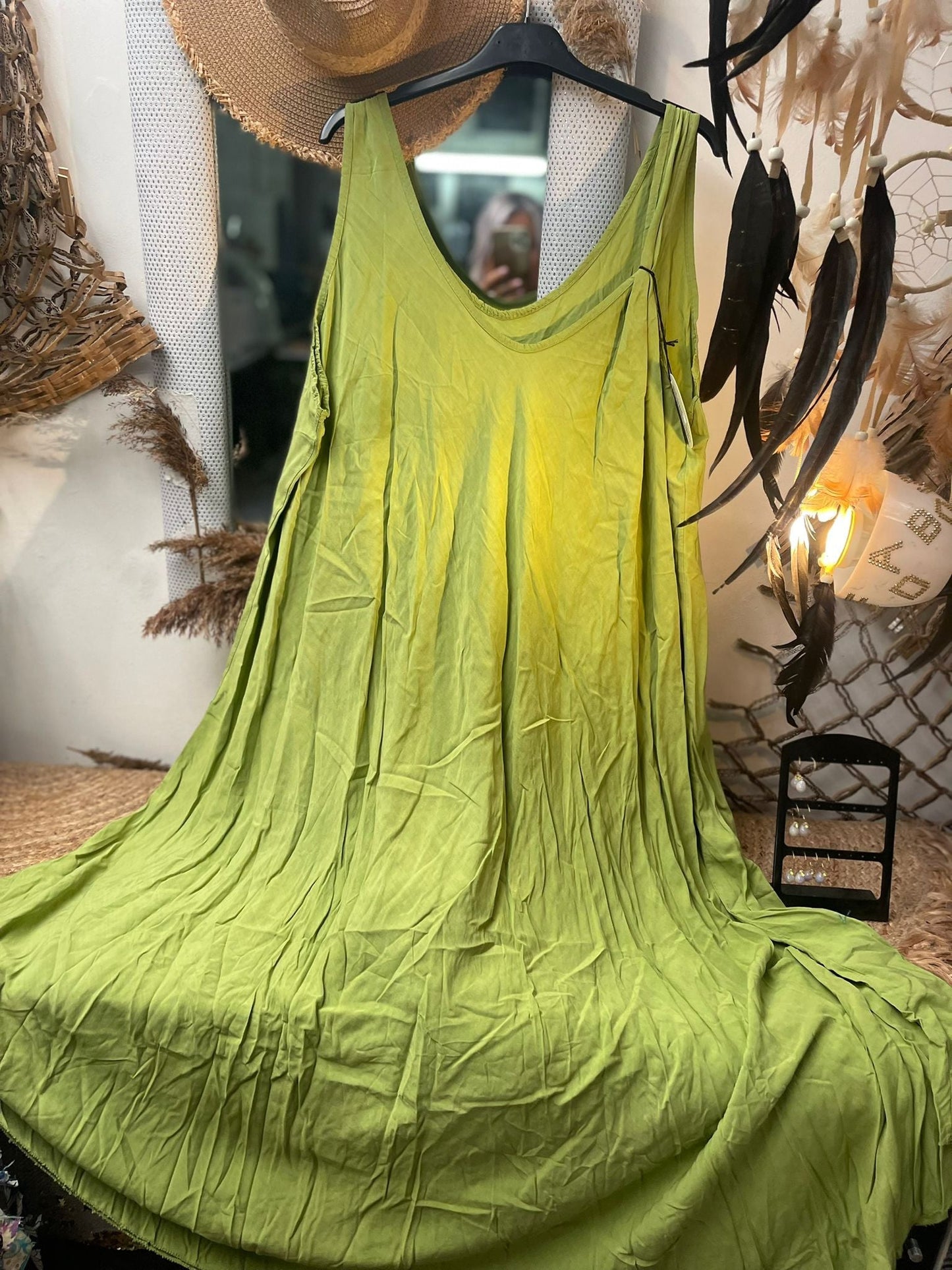 ROBE TOP VISCOSE UNIE - L'autre mode