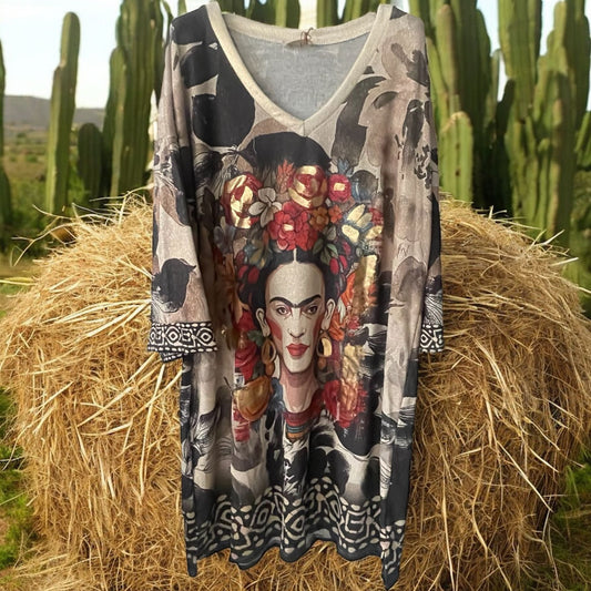 robe tunique manches longues - L'autre mode