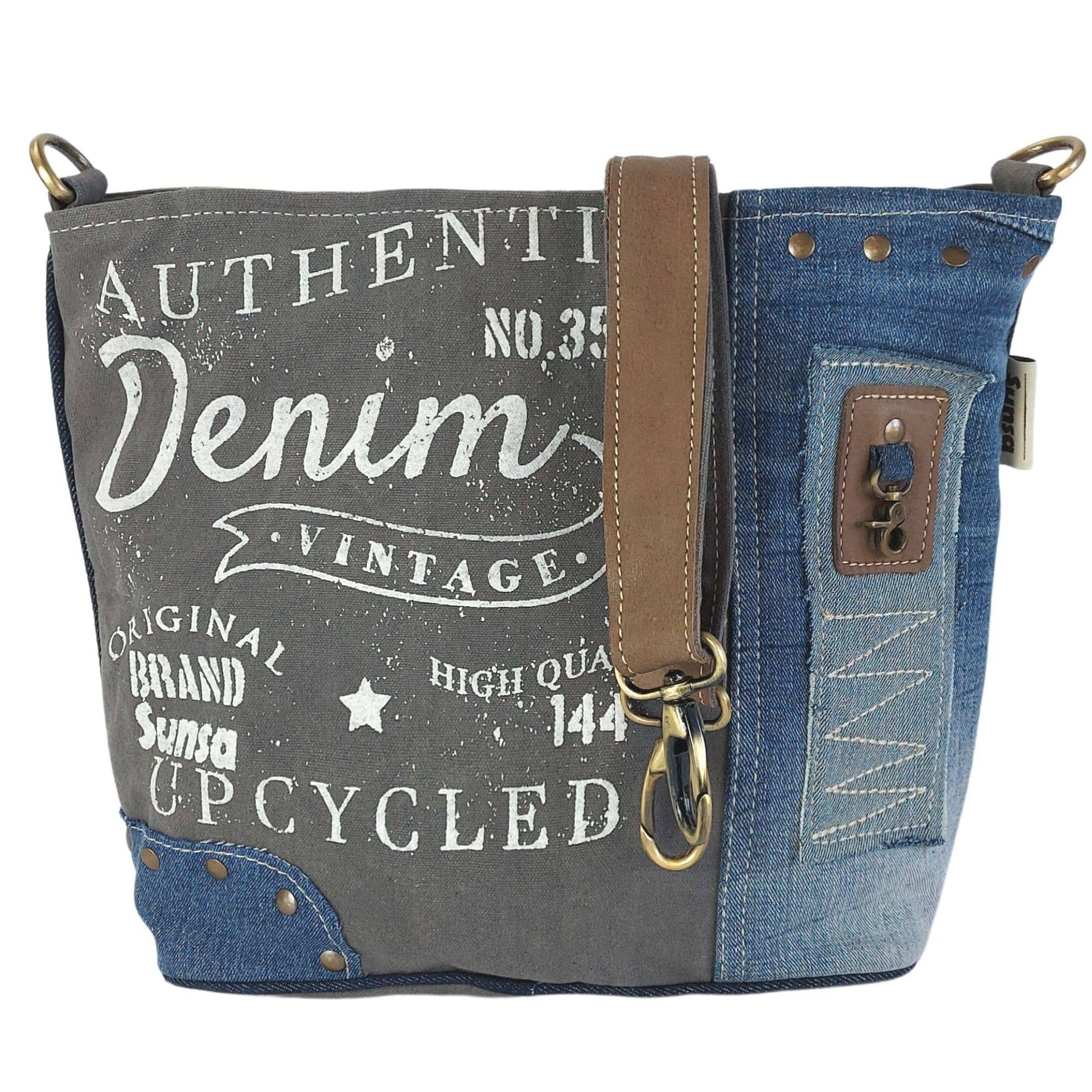 Sac à bandoulière Sunsa authentic denim - L'autre mode