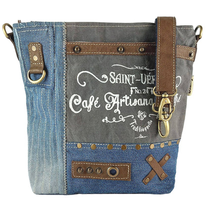 Sac à bandoulière Sunsea en jean vintage saint - véran - L'autre mode