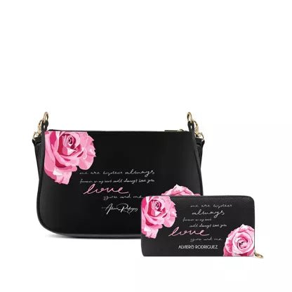 Sac à main Ivy et portefeuille zippé ALVIERO RODRIGUEZ model 2 - L'autre mode