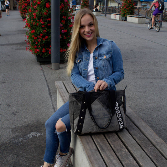 Sac à main Sunsa en toile vintage traditional tennesse - L'autre mode
