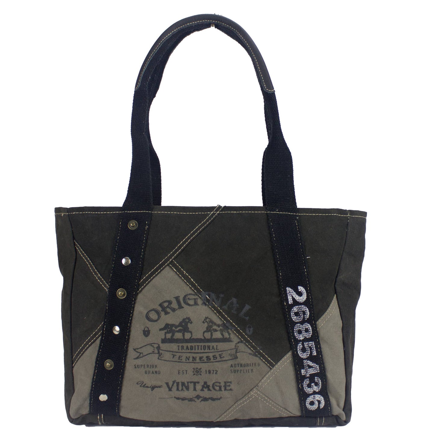 Sac à main Sunsa en toile vintage traditional tennesse - L'autre mode