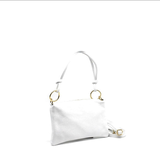 Sac bandoulière en croûte de cuir - L'autre mode