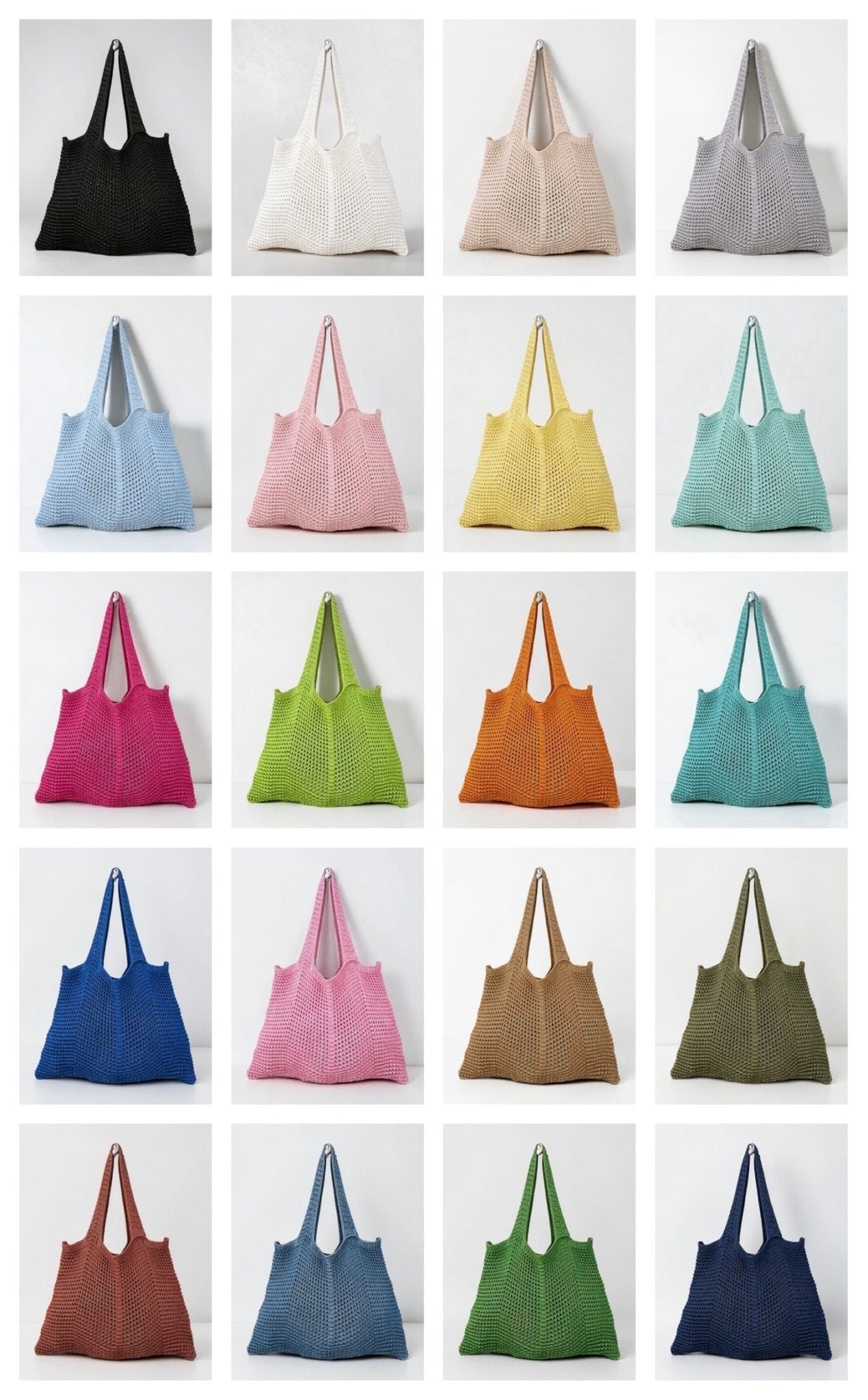Sac crochet coton - L'autre mode