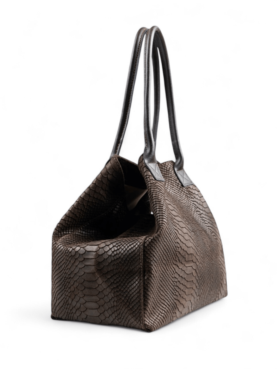 Sac cuir LOLA Choco - L'autre mode