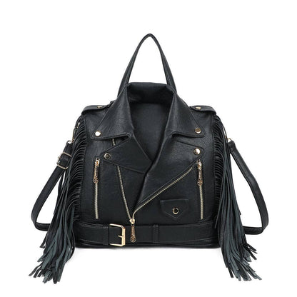 Sac Dakota Frangé style veste en cuir - L'autre mode