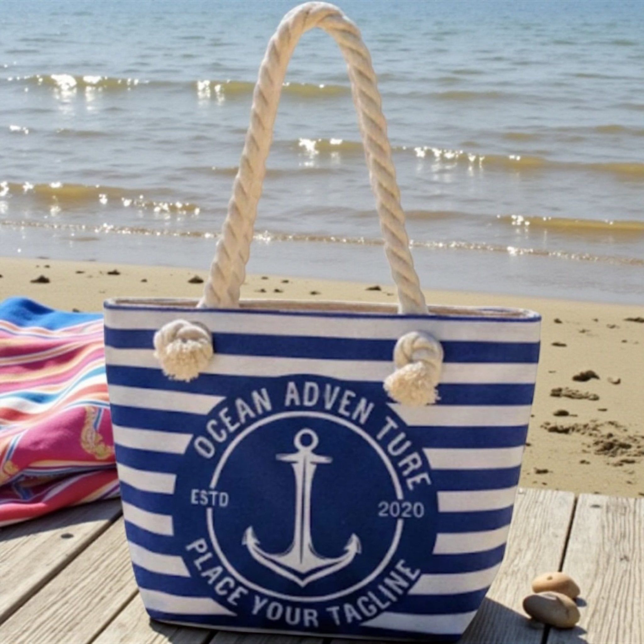 Sac de plage petit format version style - L'autre mode