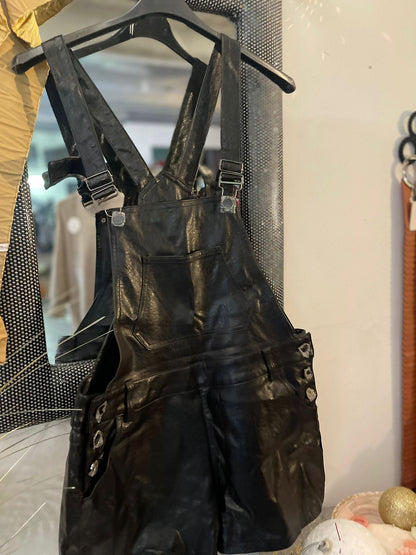 SALOPETTE SHORT SIMILI - L'autre mode