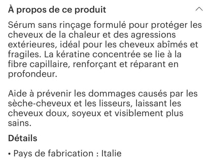 Sérum kératine - L'autre mode