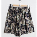 SHORT FLUIDE À IMPRIMÉ TROPICAL - L'autre mode