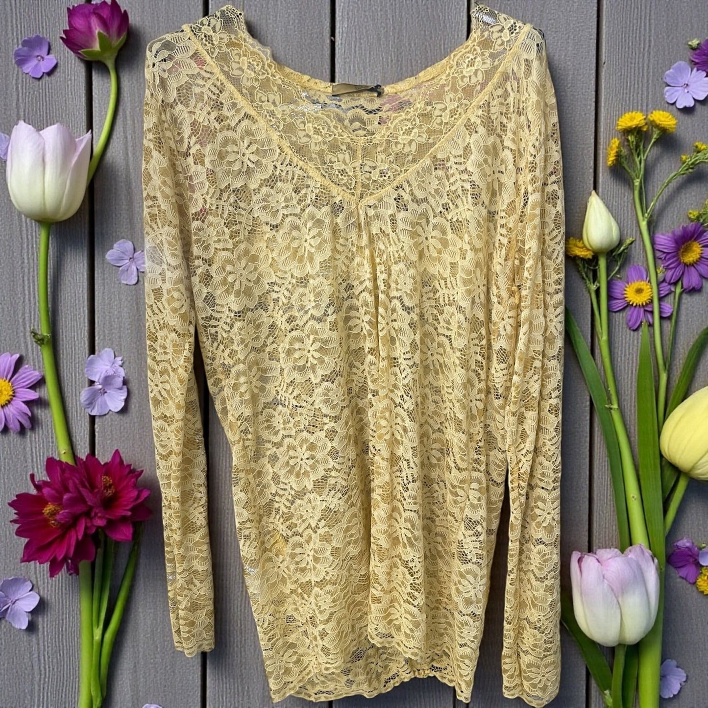 sous pull blouse dentelle - L'autre mode