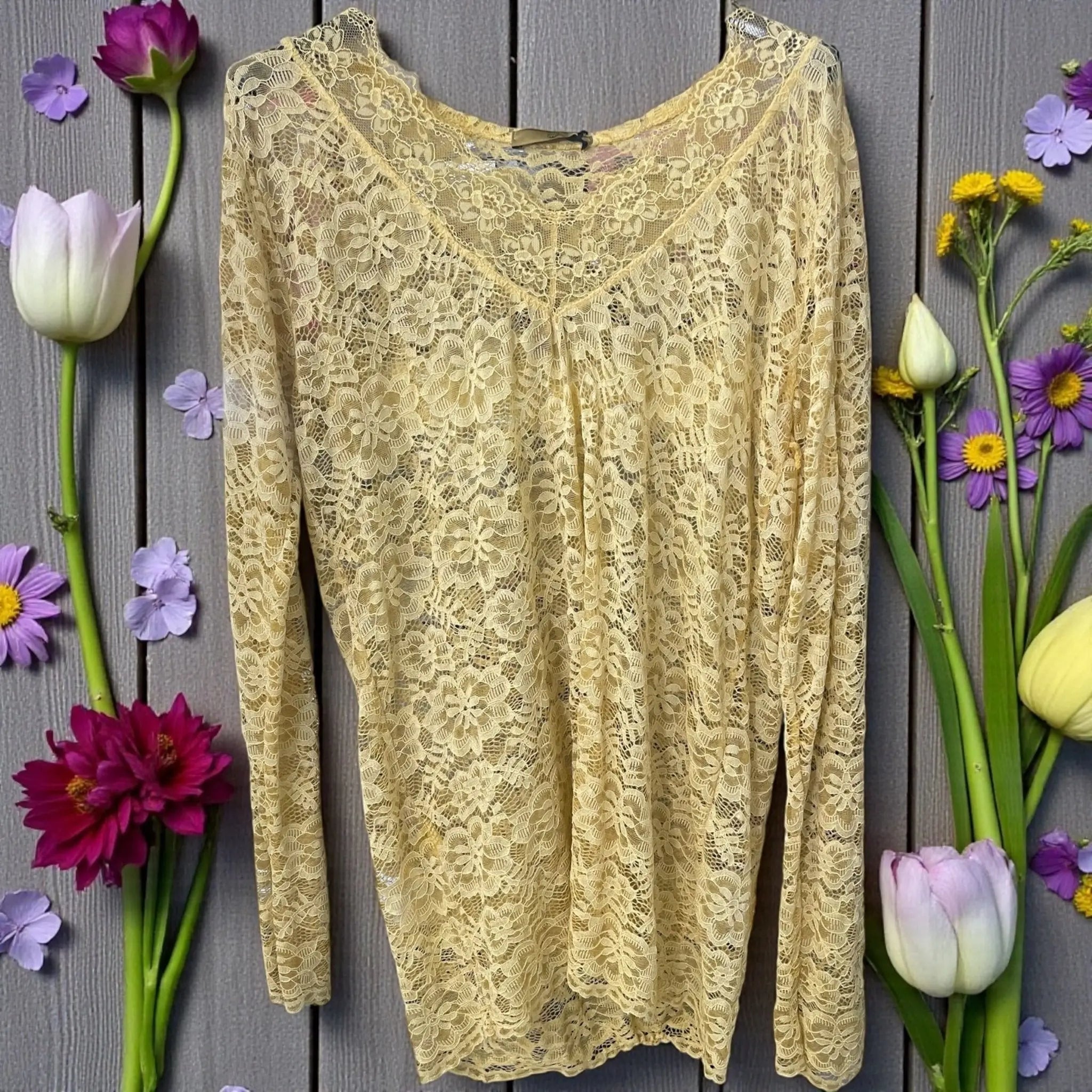sous pull blouse dentelle - L'autre mode