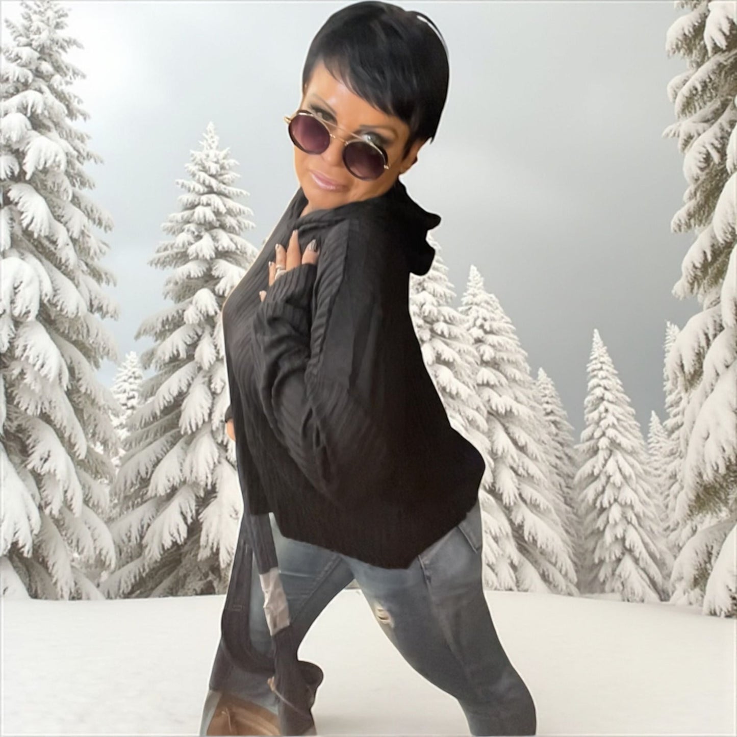 sweat souple et legging - L'autre mode