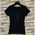 T - SHIRT CÔTELÉ - L'autre mode