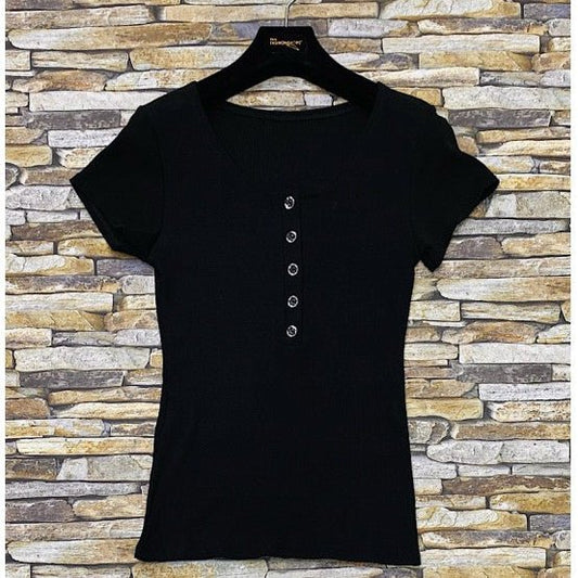 T - SHIRT CÔTELÉ - L'autre mode