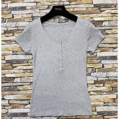 T - SHIRT CÔTELÉ - L'autre mode