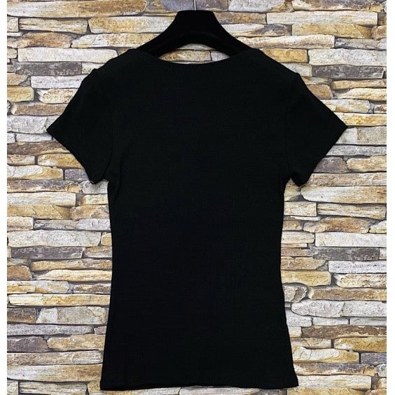 T - SHIRT CÔTELÉ - L'autre mode