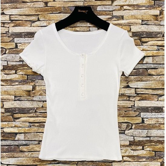T - SHIRT CÔTELÉ - L'autre mode