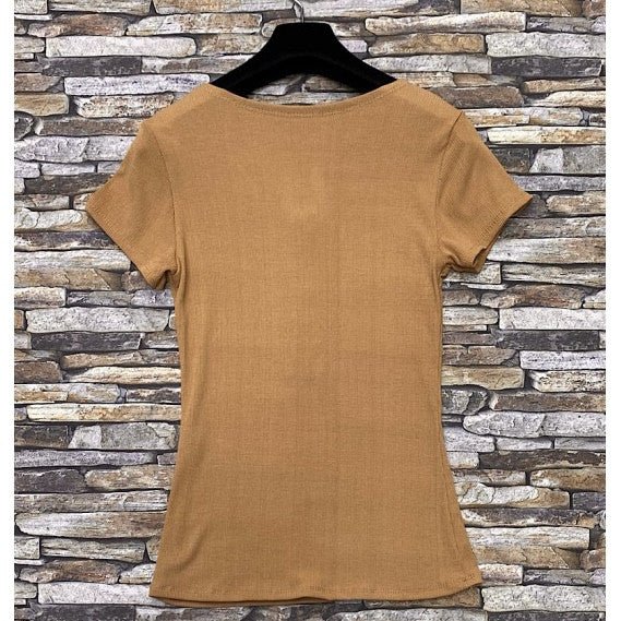 T - SHIRT CÔTELÉ - L'autre mode