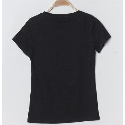 T - SHIRT PARIS MON AMOUR AVEC SEQUIN - L'autre mode