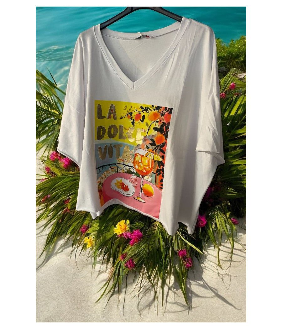 tee shirt court oversize - L'autre mode