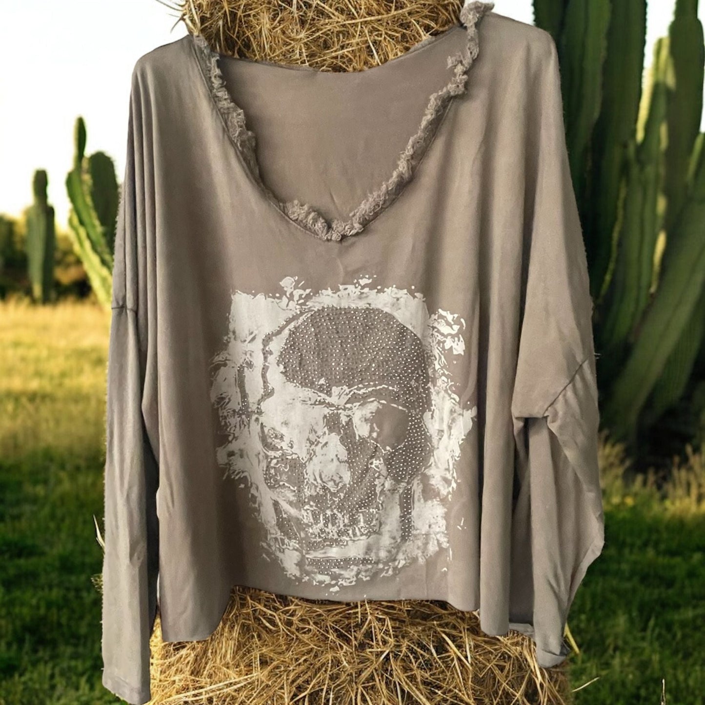 tee shirt crunchy manches longues - L'autre mode