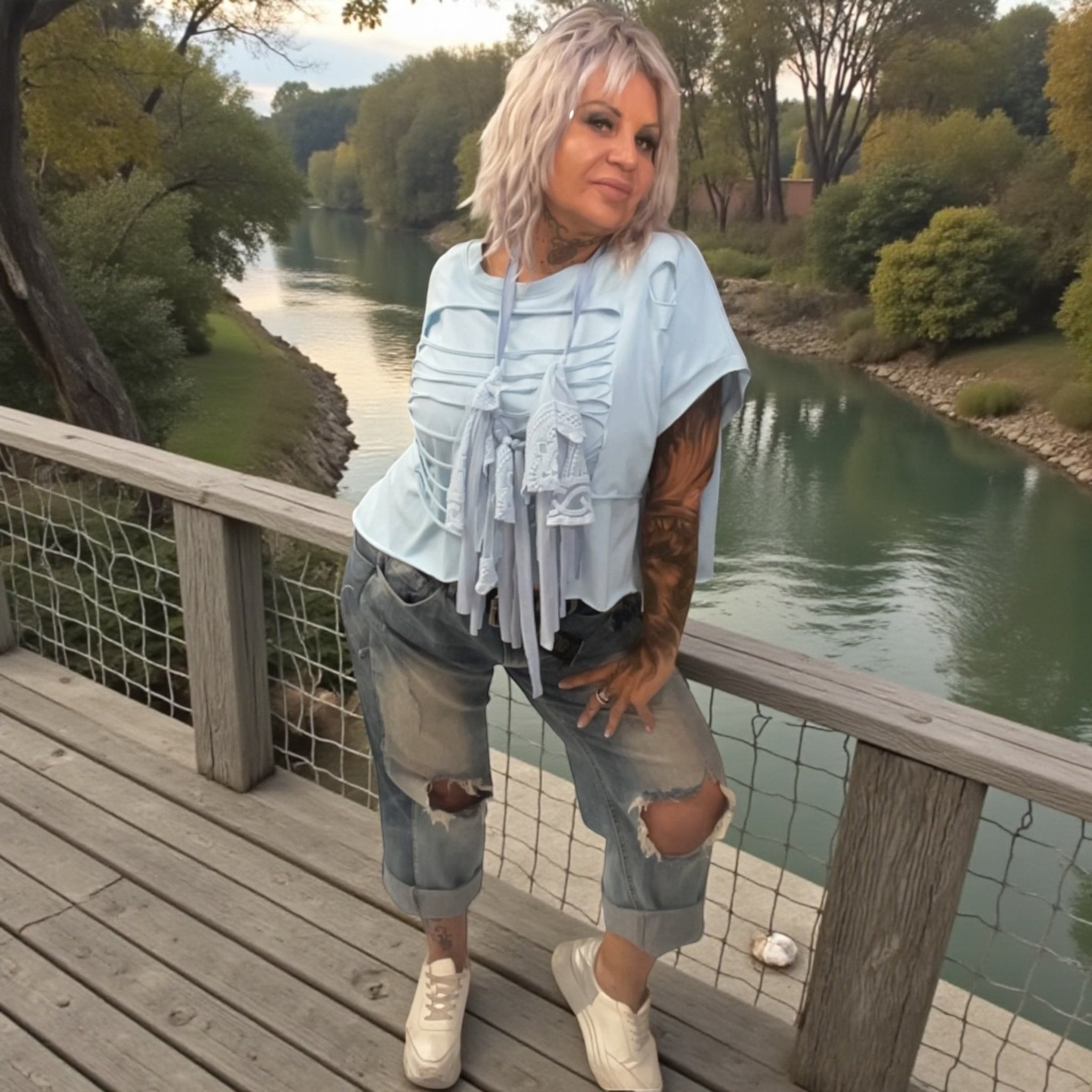 Tee shirt decoupage - L'autre mode