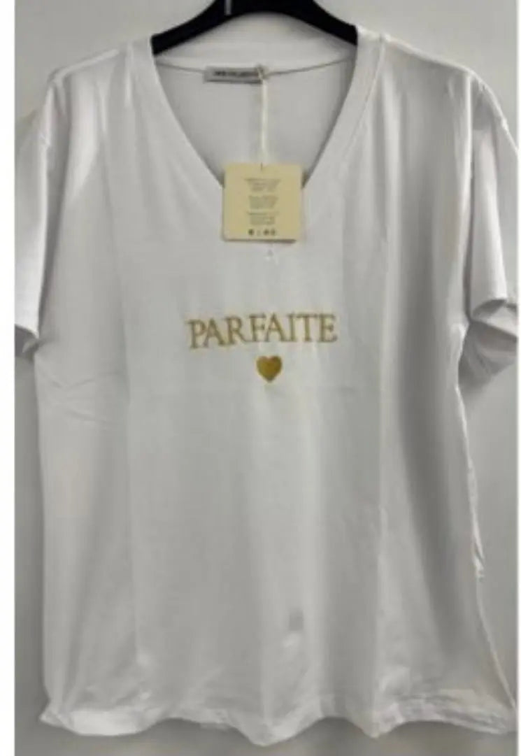 Tee shirt feuille d’or - L'autre mode