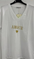 Tee shirt feuille d’or - L'autre mode