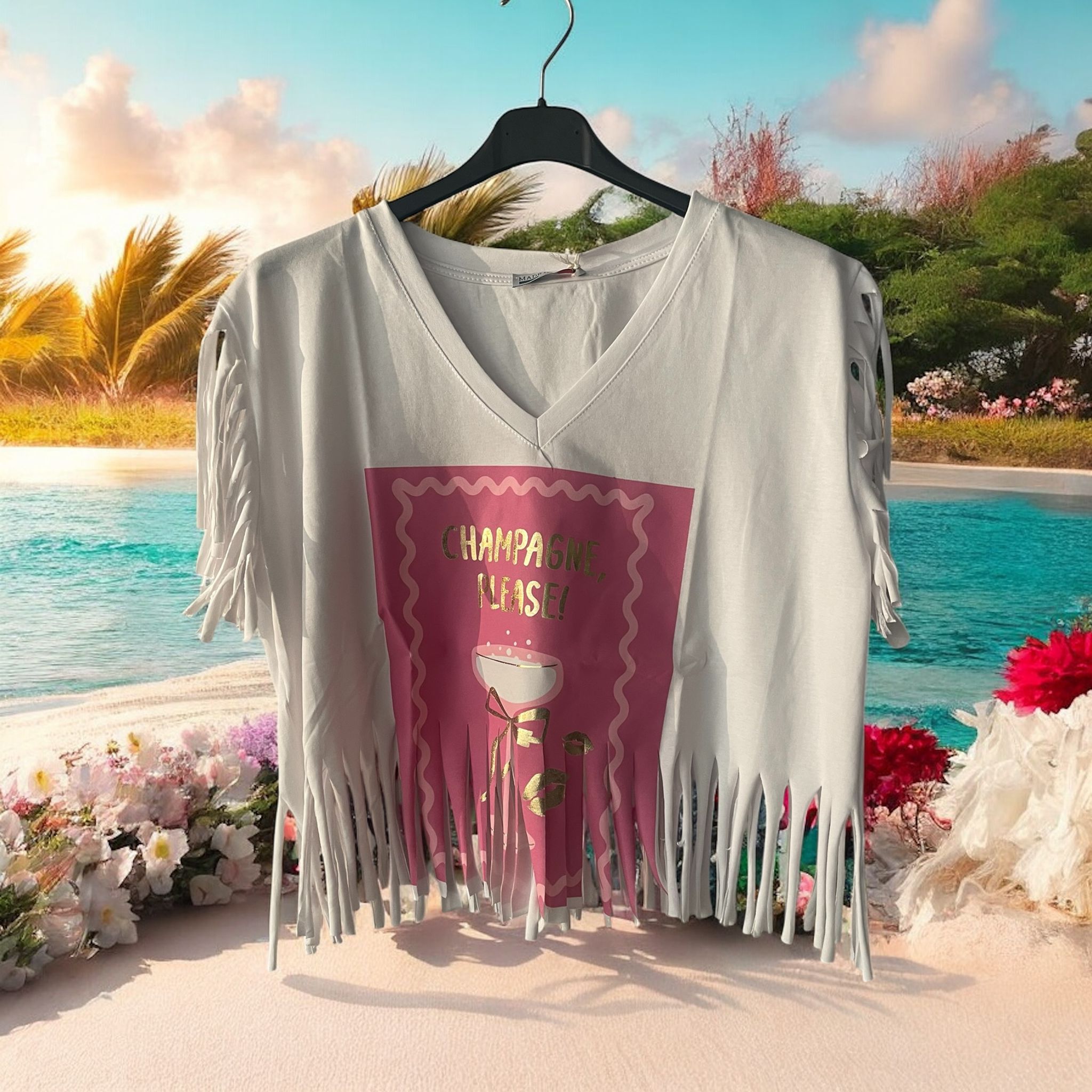 tee shirt frangy - L'autre mode