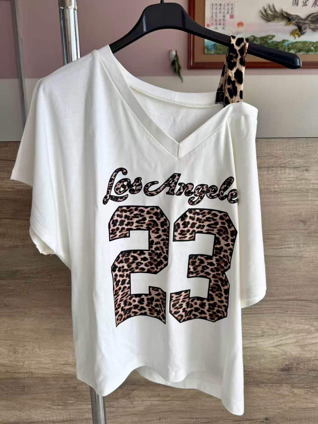 TEE SHIRT OVERSIZE LOS ANGELES 23 LEO - L'autre mode