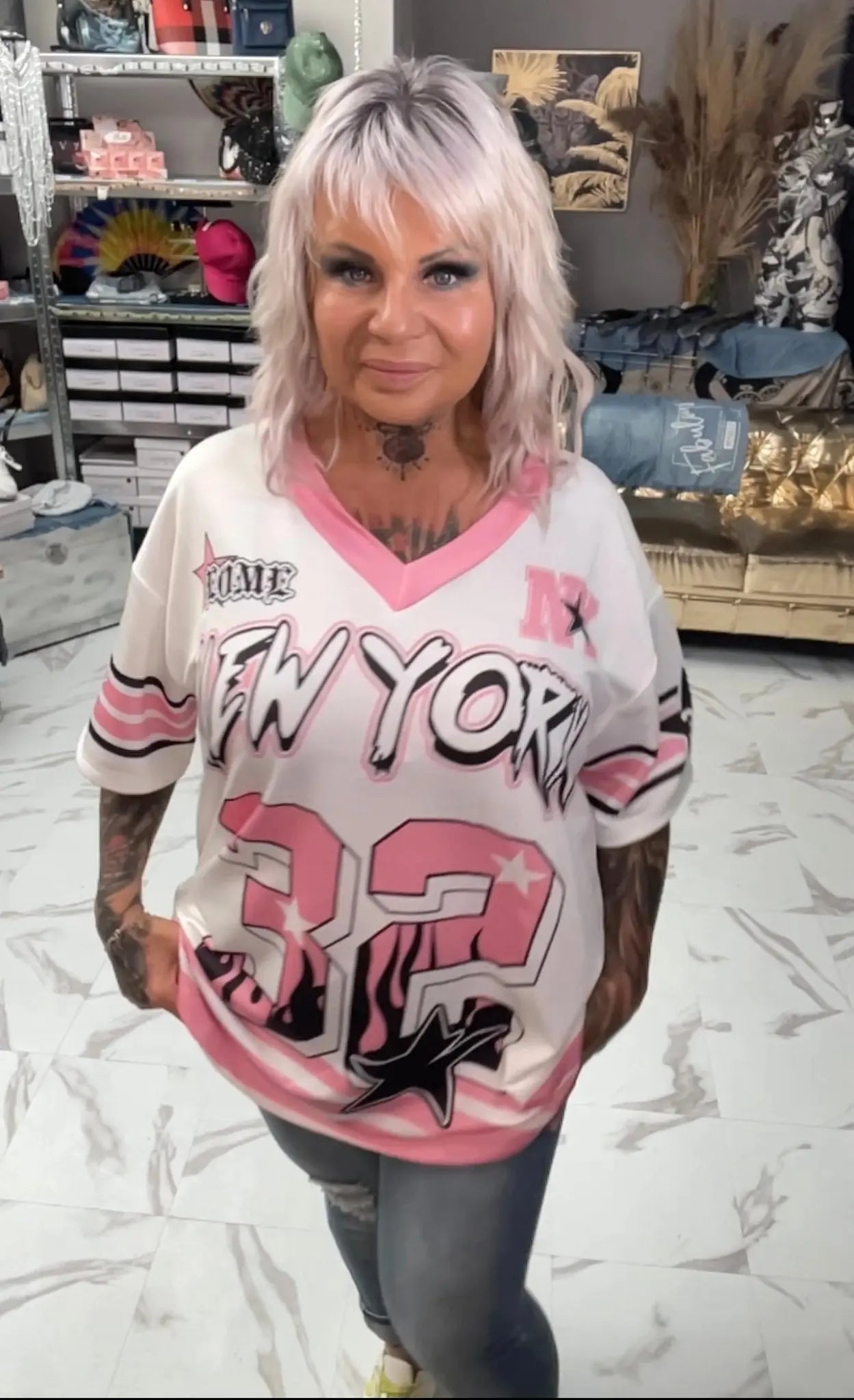 Tee shirt sport style New York - L'autre mode