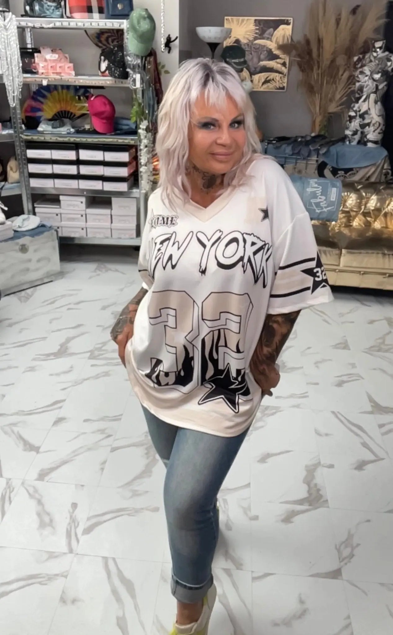 Tee shirt sport style New York - L'autre mode