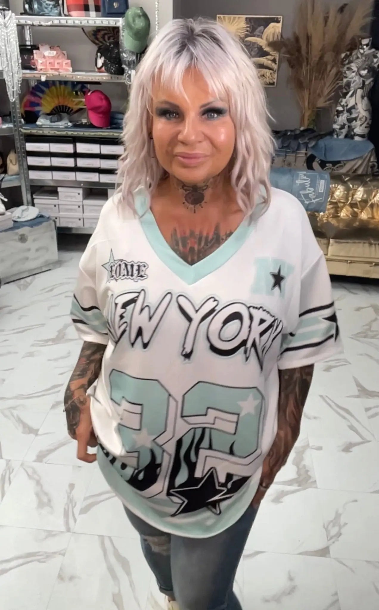 Tee shirt sport style New York - L'autre mode