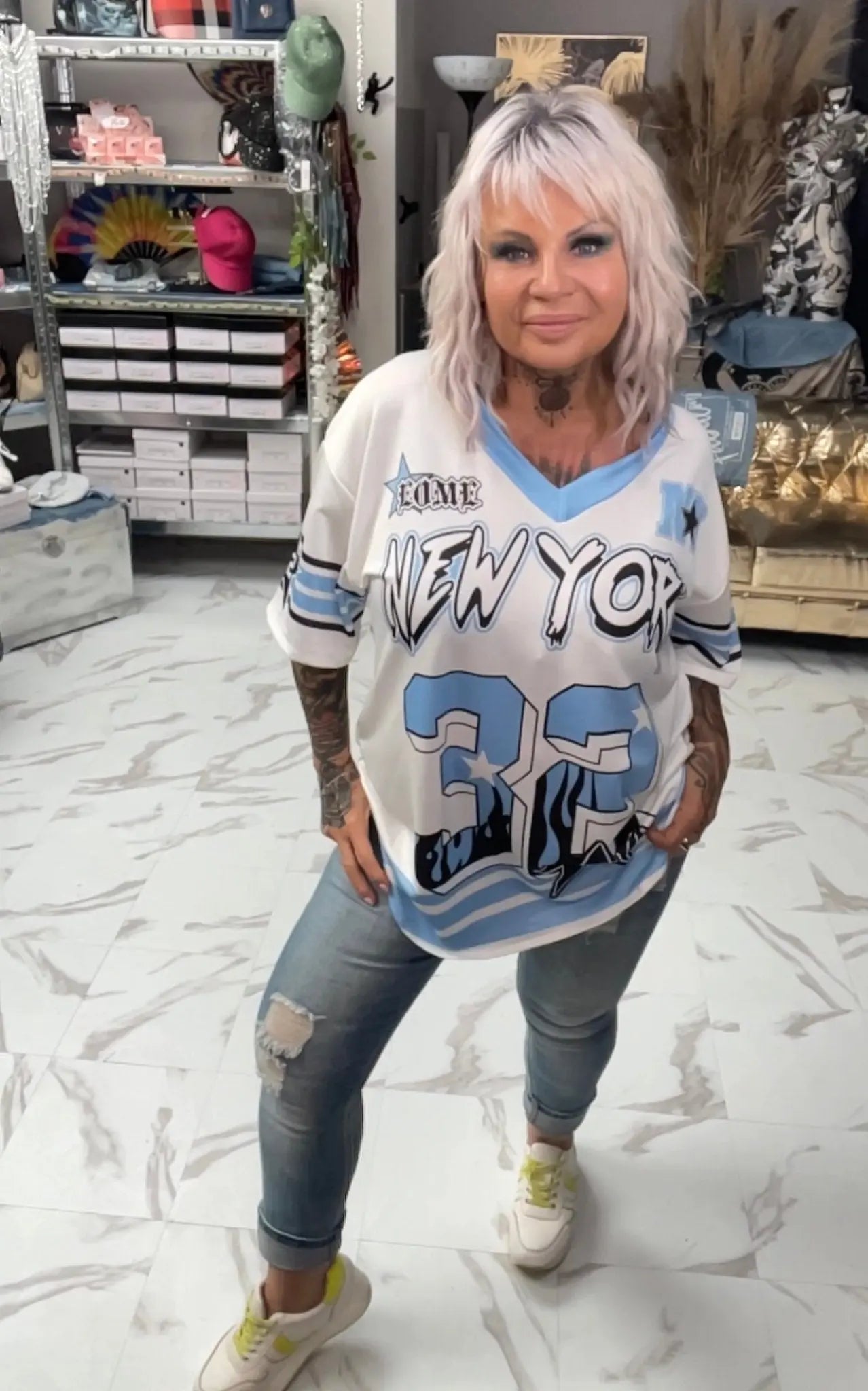 Tee shirt sport style New York - L'autre mode