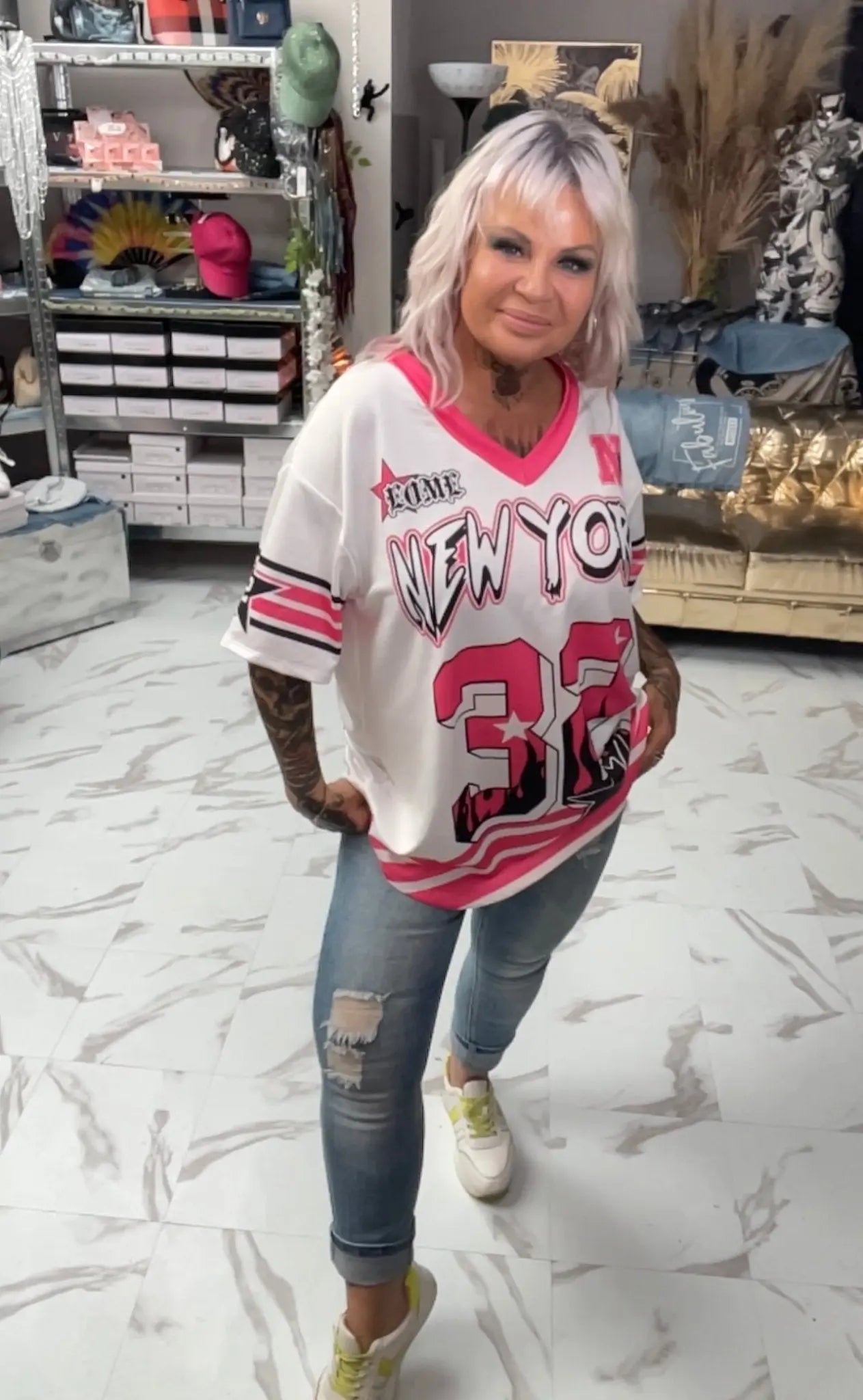Tee shirt sport style New York - L'autre mode